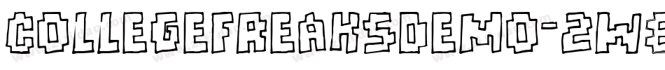 CollegeFreaksDemo-2w8l字体转换