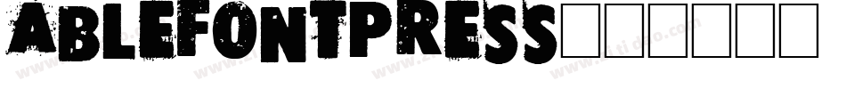 AblefontPress字体转换