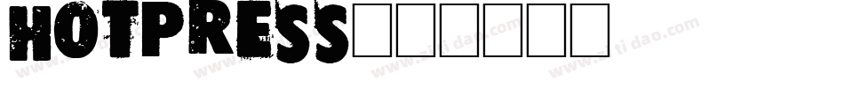 Hotpress字体转换