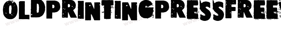 OldPrintingPressFreeVersion-8jd0字体转换