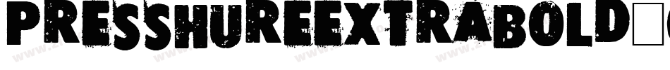 PresshureExtrabold-ovzo字体转换