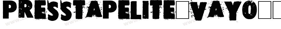 PresstapeLite-vAyO字体转换