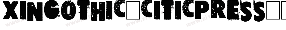 xingothic-citicpress字体转换