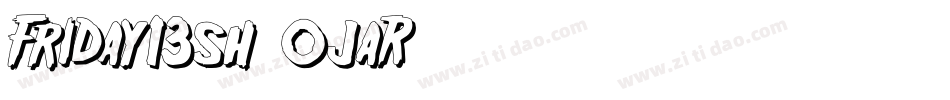 Friday13sh-0jaR字体转换