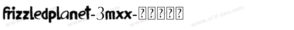 FrizzledPlanet-3MXX字体转换