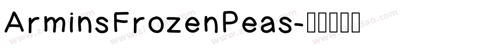ArminsFrozenPeas字体转换