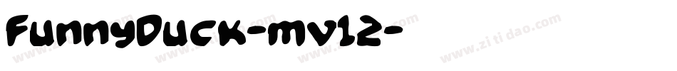 FunnyDuck-mv12字体转换