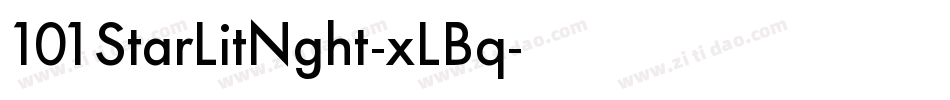 101StarLitNght-xLBq字体转换