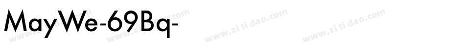 MayWe-69Bq字体转换