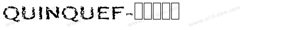 QUINQUEF字体转换