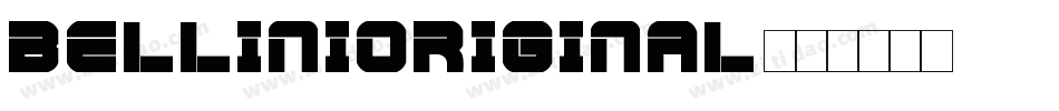 BelliniOriginal字体转换