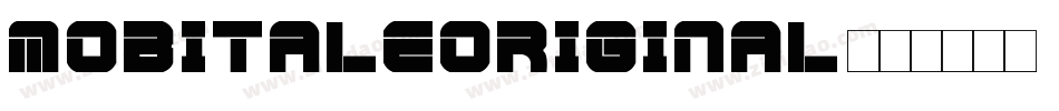 MobitaleOriginal字体转换