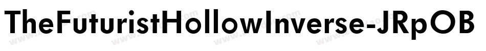 TheFuturistHollowInverse-JRpOB字体转换