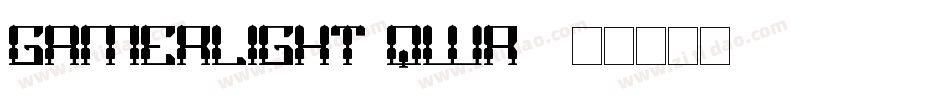GamerLight-qwR5字体转换