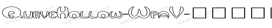 QurveHollow-WpaV字体转换