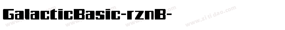GalacticBasic-rznB字体转换