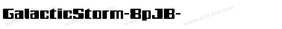 GalacticStorm-8pJB字体转换