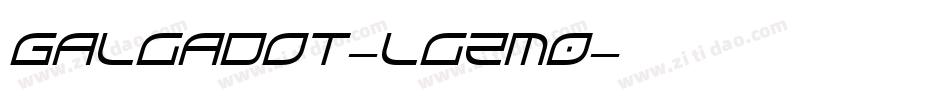 Galgadot-lgZm0字体转换