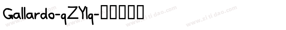 Gallardo-qZYlq字体转换
