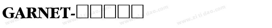 GARNET字体转换