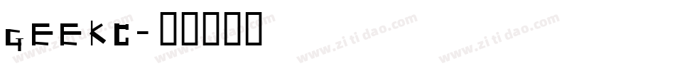 geekC字体转换