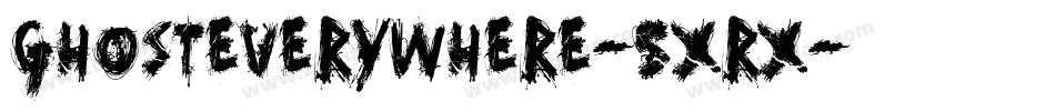 GhostEverywhere-5xrx字体转换