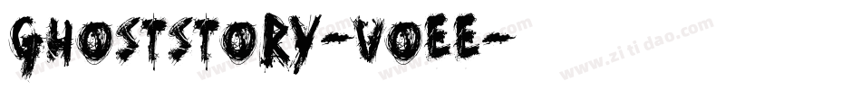 GhostStory-voEE字体转换
