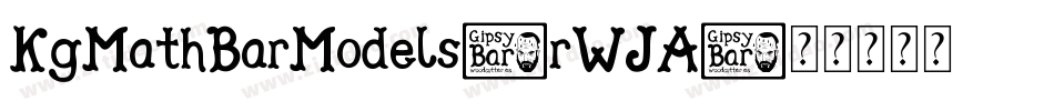 KgMathBarModels-rWJA字体转换