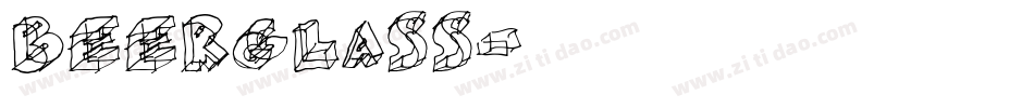 Beerglass字体转换