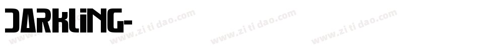 darkling字体转换