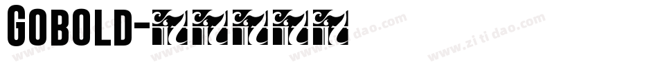 Gobold字体转换