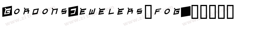 GordonsJewelers.fog字体转换