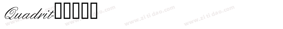 Quadrit字体转换
