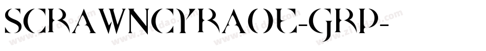 ScrawnCyrAoe-grP字体转换