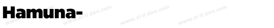 Hamuna字体转换