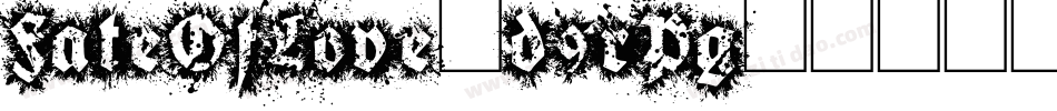 FateOfLove-d9rPg字体转换
