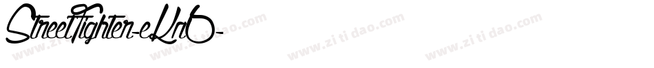 StreetFighter-eKn6字体转换