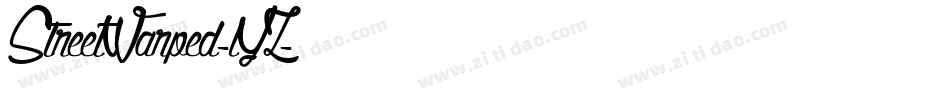 StreetWarped-lYZ字体转换
