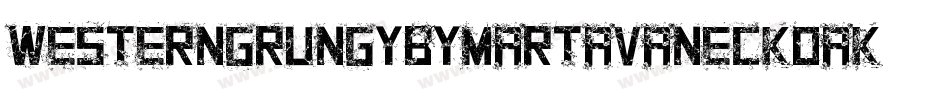 WesternGrungyByMartaVanEck-oAKB字体转换