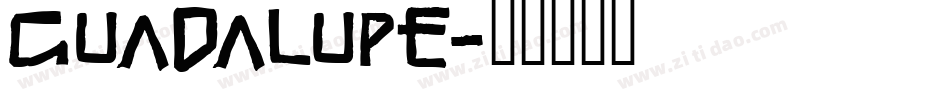 Guadalupe字体转换