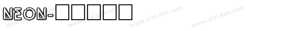 Neon字体转换