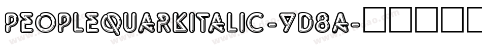 PeopleQuarkItalic-YD8a字体转换