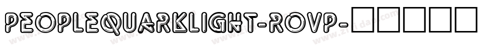 PeopleQuarkLight-roVp字体转换