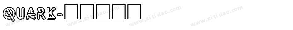 Quark字体转换