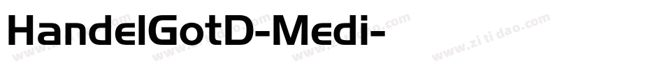 HandelGotD-Medi字体转换
