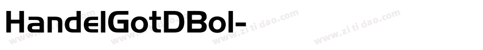 HandelGotDBol字体转换