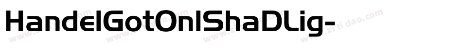 HandelGotOnlShaDLig字体转换