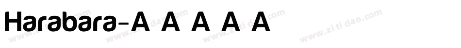 Harabara字体转换