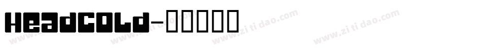 Headcold字体转换