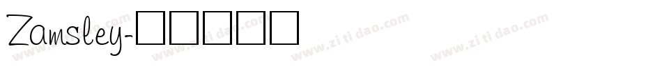 Zamsley字体转换